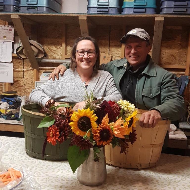 Jeanine Powell and John Abenante, Owners/Operators of Earthy Organics Farm
